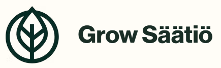 Grow Säätiö logo. Linkki vie säätiön kotisivulle